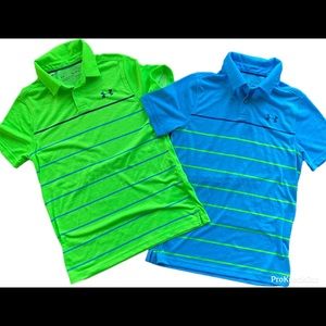 Spring golf polo under armour boys